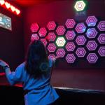 Interactive Throwing Game Room Team Sport Reaction Physically Challenging Ar