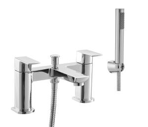 Wholesale Customized Polished Brass Bath Faucet , 2 Handle Bathroom Sink Faucet from china suppliers