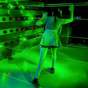 Wholesale Indoor Laser Light Game Professionnel Mobile Laser Maze Game With Software from china suppliers
