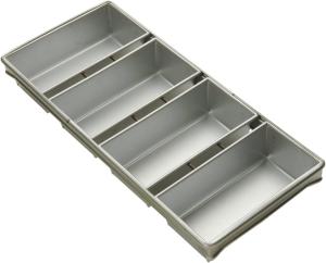 Wholesale RK Bakeware China Foodservice NSF 904245 Custom Industrial Bakery 3 Strap Bread Pan Bread Tin from china suppliers