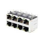 XFMRC XFGIGH-STKVDGY8-4 Compatible LPJG47561AENL 1000 Base-T 2x4 Port rj45 Jacks