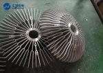 Alloy 6063 Led Aluminium Heatsink Extrusion , 5.8m Round Led Heatsink