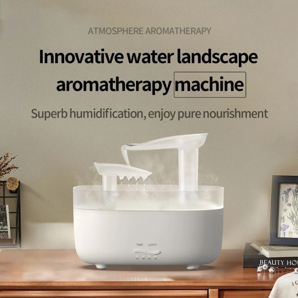Desktop Rain Drop USB Humidifier Aromatherapy Aroma Diffuser Machine With Timing Function