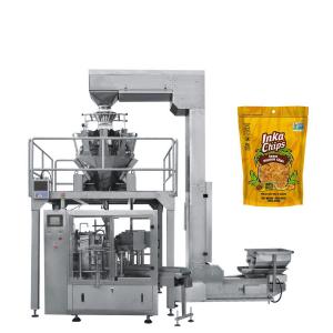 China Rotary Premade Chips Snack Packing Machine With Zipper Bag on sale