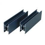 0.8-5.0mm 6063 T5 Blue Powder Coated Aluminium Extrusions Profiles For Doors
