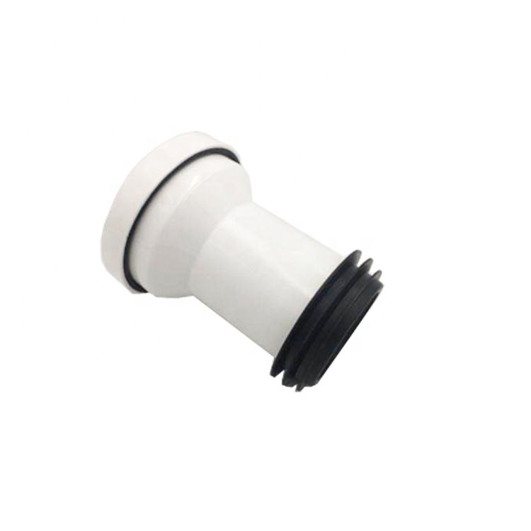 Toilet connector side profile