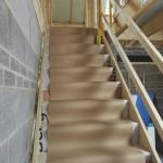 Newly Installed Temporary Floor Protection Paper 32 Inches X 120 Feet