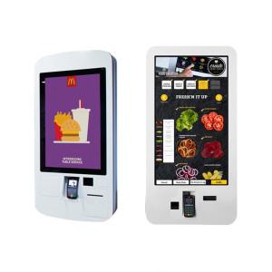 Wholesale Food Ordering Self Service Kiosk , Touch Screen Display Kiosk With Pos System / Bill Printer from china suppliers