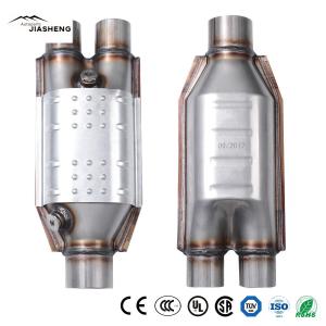 Wholesale 2&quot;, 2.5&quot; Universal Oval Super Quality OEM Quality Auto Catalytic Converter from china suppliers