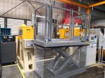 Hydraulic Electric Lift Table Powered Stationary Scissor Lifts with Handrail and
