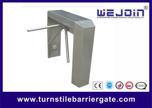 Wholesale Indoor / Outdoor Semi - Automatic Turnstile Security Gates With 490mm Arm Length from china suppliers