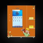 Station Hot Food Display Fast Food Box Lunch Vending Machine With SDK