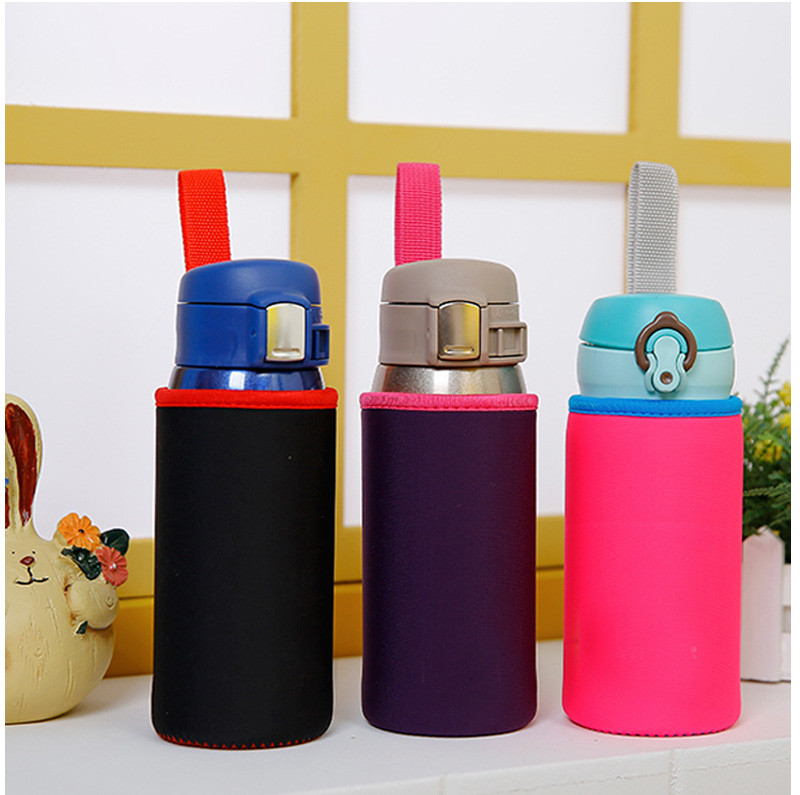 Eco Friendly Pure Color Lycra Glass Bottle Cover