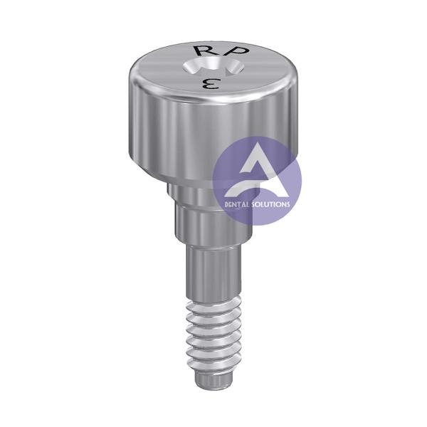 Biomet 3i Certain® Implant Titanium Healing Cap Abutment Compatible NP 3.4mm/ RP