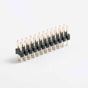 Wholesale Dual Row Board To Board Connector 2.54mm Pitch 2 pin 20 pin 80 pin Straight PCB from china suppliers