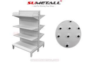 Wholesale Double Sided Gondola Retail Display Racks With Volcano Perforated Panel from china suppliers