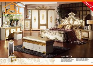 China Novel design Space saving wood carving holiday inn hotel indian new Romantic style Funky sex import antique bedroom set on sale