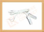 Surgical DC 2.35mm Tens Unit Replacement Leads Wire To Clip 3m