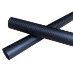 Carbon Fiber Filament Wound Tube UV Resistant Roll Wrapped