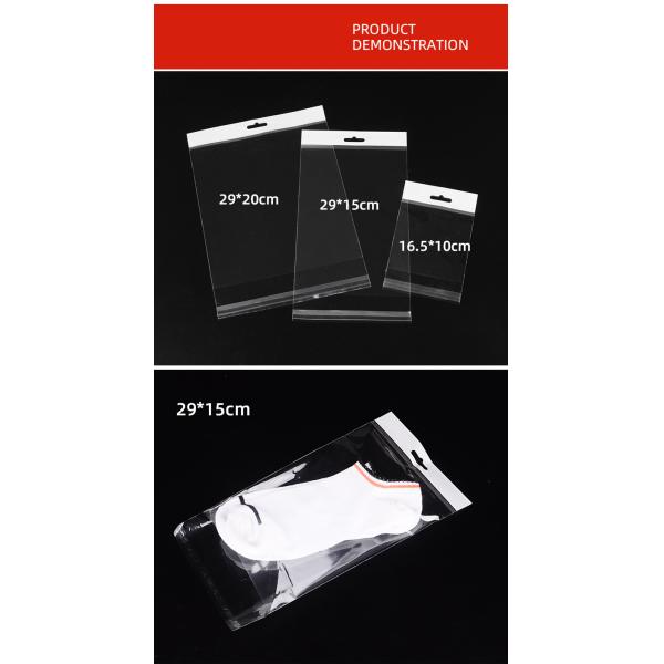 Mobile Phone Case Packaging Custom Printed OPP Self Adhesive Bags with Transparent Design