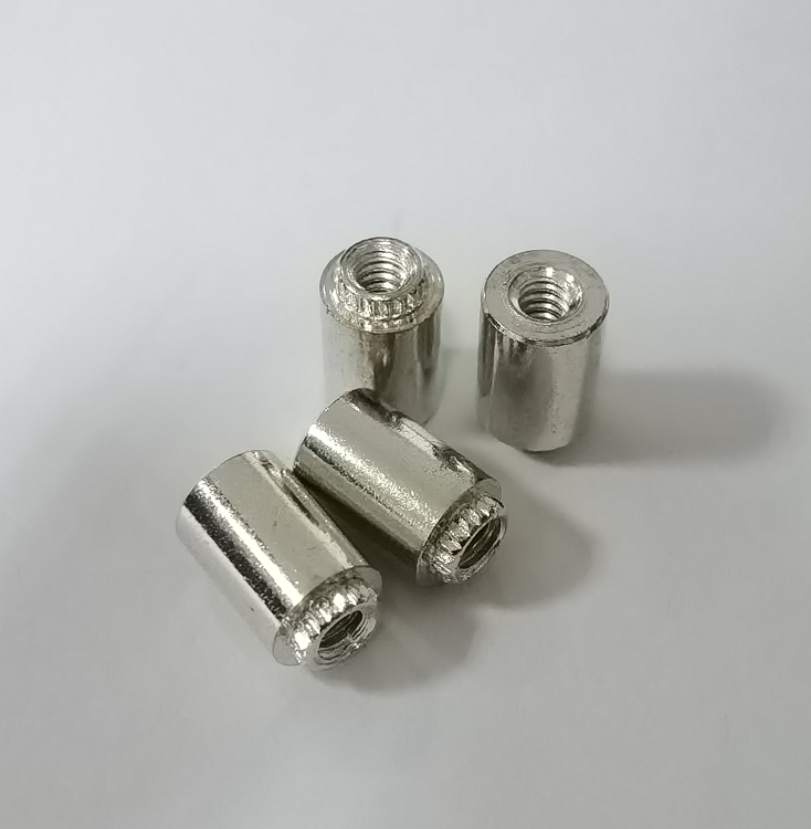 SMTSO-M2.5 Brass Copper Steel Tin Plated Solder Surface mount metal Pcb spacer SMT Nut Standoff Spacer