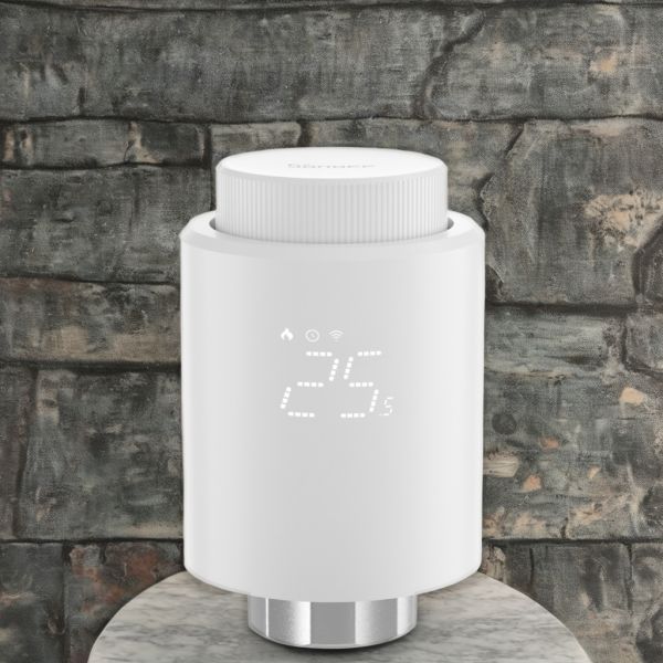 SIXWGH Tuya Zigbee Smart Thermostatic Radiator Valve TRV APP Voice Control Auto Schedule Bar Design Alexa/Google Home Compatible