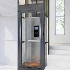 Wholesale 14.5m Max Height Hydraulic Home Elevator with 5 Stops and Automatic Doors from china suppliers