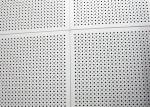 Fireproof Colored Perforated Aluminum Ceiling Panels , Commercial Drop Ceiling
