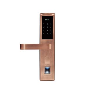 Buy cheap Wood Door Electronic Door Locks Fingerprint Security System Long Battery Life from wholesalers