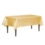 Plastic Tablecloth 5 Pack Red Disposable Rectangle Waterproof Party Table Cloth