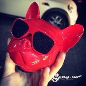 Wholesale Jarra Aero Ball Nano Bluetooth Wireless Pug Dog Speaker In Red made in chian grgheaadsets .com from china suppliers