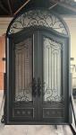 Arch Garden Steel Doors , New Design Villa Wrought Iron Gate