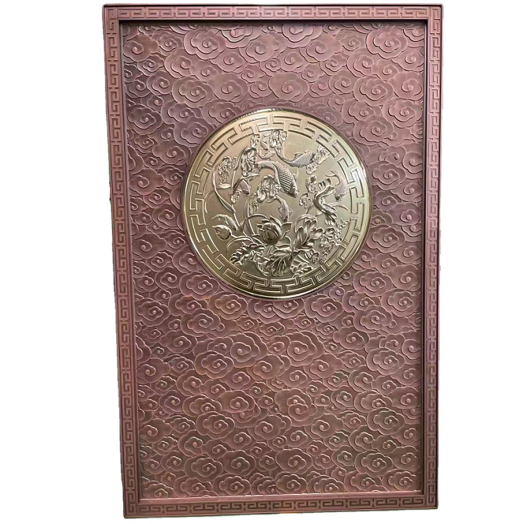 Laser Cutting Aluminium Decorative Interior Metal Etched Wall Panels