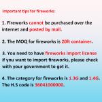 Factory Wholesale Custom Fireworks Hot Selling High Quality 36 Shots Fan Shaped