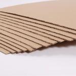 Eco Friendly Corrugated Cardboard Paper Board , Recycled Paper Corrugated Board