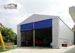 T6 Industrial Storage Tents With Sandwich Walls Auto Rolling Gate