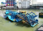 Water Surface Cleaning Boat Aquatic Weed Harvester Machine With Easy Installatio