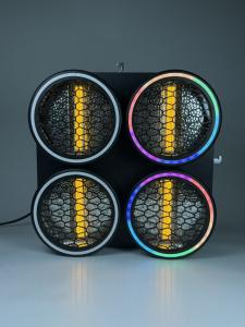 Wholesale RGB LED Beads Moving Head Light Manufacturers Retro 4 eyes Blinder from china suppliers