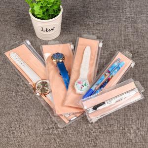 Wholesale High quality transparent watch pen packaging bag with zipper customized PVC plastic bag from china suppliers