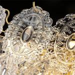 Modern LED Glass Gold Chandeliers Pendant Lights For End Indoor Lighting Needs