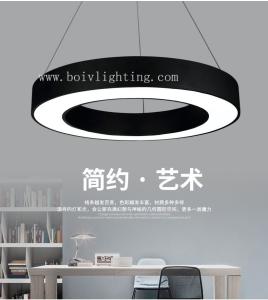 Wholesale LED Pendant Lights Black And White Color Iron Acrylic Modern Simple 800*800*1000MM from china suppliers