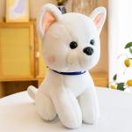 OEM Brushy Stuffed Dog Toys With Printed Logo