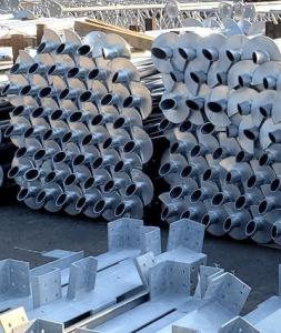 Wholesale Solar Mounting Helical Ground Anchors Foundation Spiral Anchors Pole Screw from china suppliers