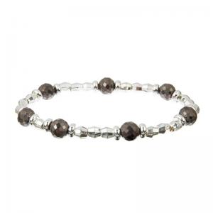 Wholesale OEM Glass crystal Silver Beads Bracelets , Teen Boho Style Bracelet from china suppliers