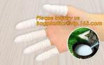 Powder Free Disposable Static Dissipative Natural Latex Black ESD Finger Cots