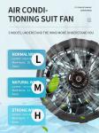 Evaporative Air Conditioned Apparel Long Sleeve Ac Jacket For Summer