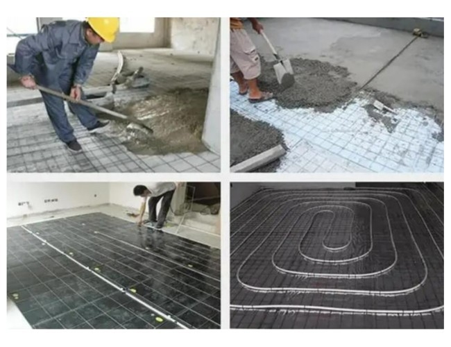 Low Carbon Steel Welded Wire Mesh Panels For Floor Heating In Interior Decoration
