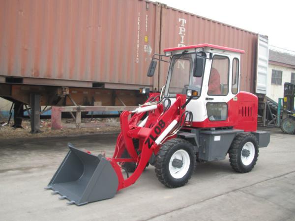 1.2 / 1.4 Ton EPA Backhoe Wheel Loader Mini Wheel Skid Steer With 4 Yanmar
