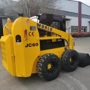 China 1ton Small Skid Steer Loader Skid Steer Mini Loader With Bucket on sale