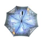 68 62 58in Manual Open Pongee Fabric Straight Handle Umbrella